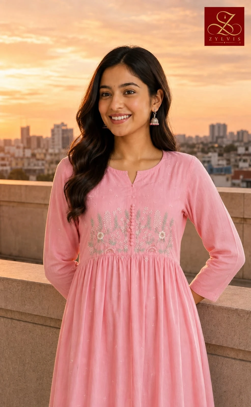 Mulchandari Mulmul Cotton Kurti Set Of 3