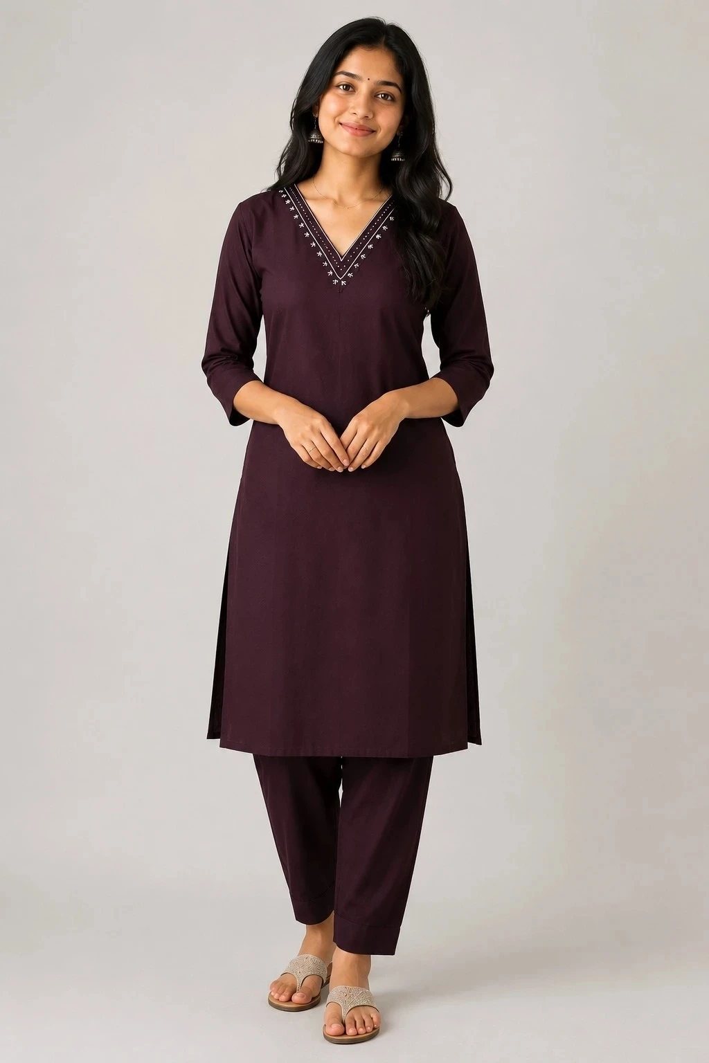 Co-ord Set A-line Kurti