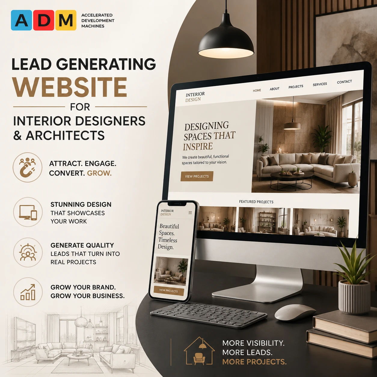 Website development for interiors