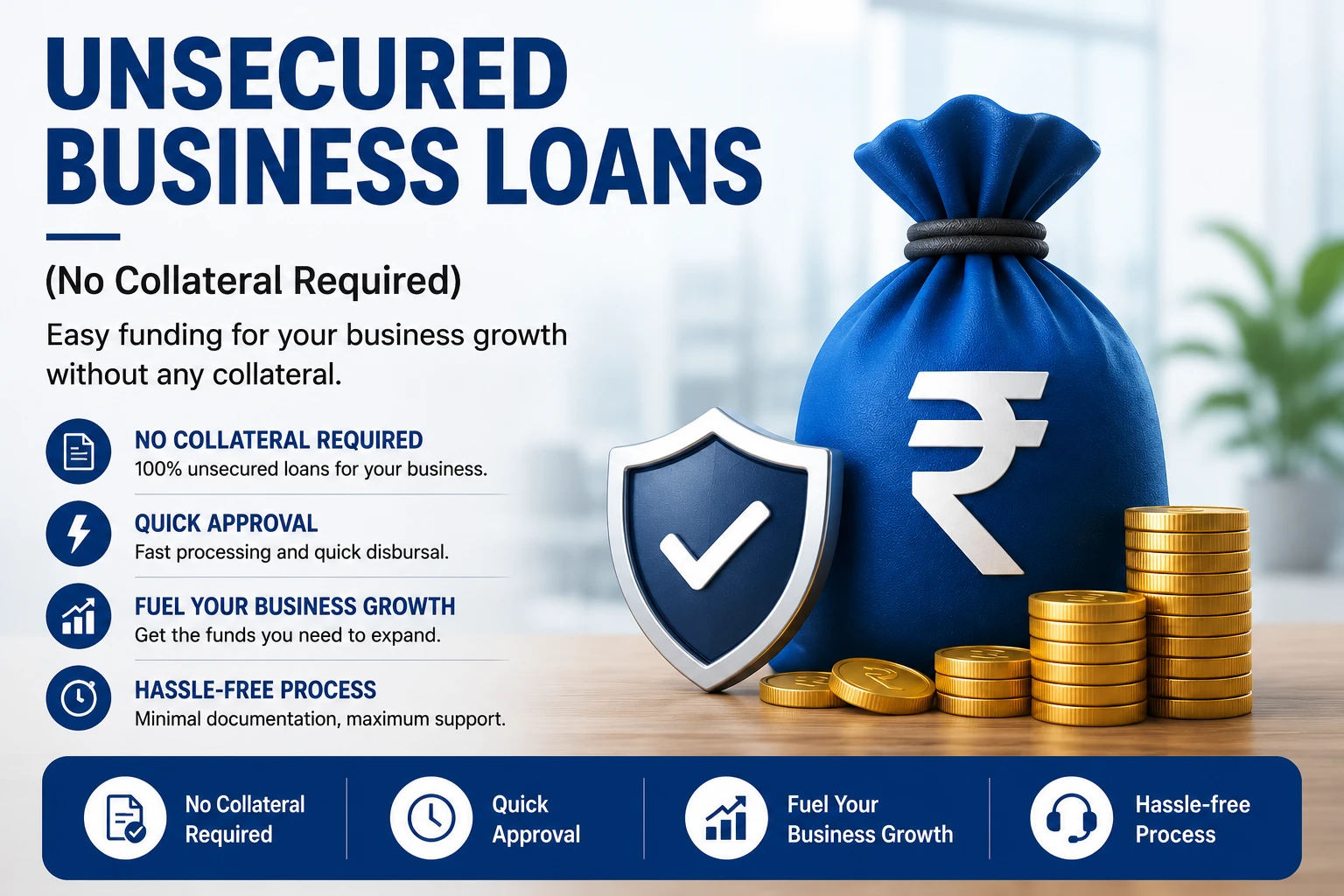 Unsecured Business Loan (No Collateral Required)