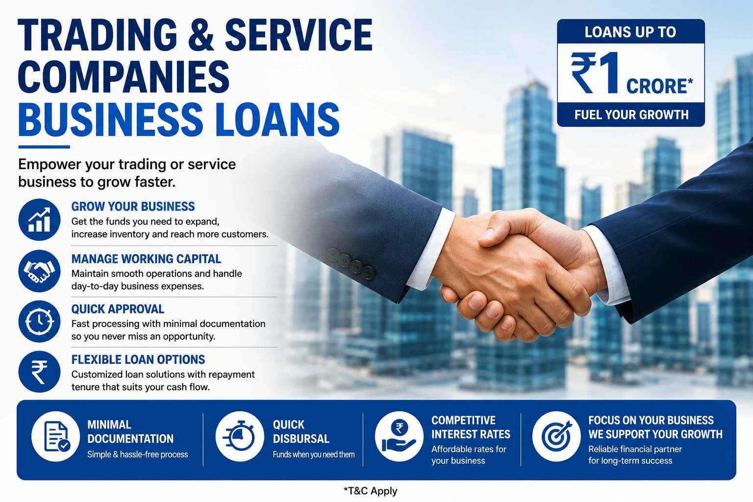 Trading & Service Companies Business Loan