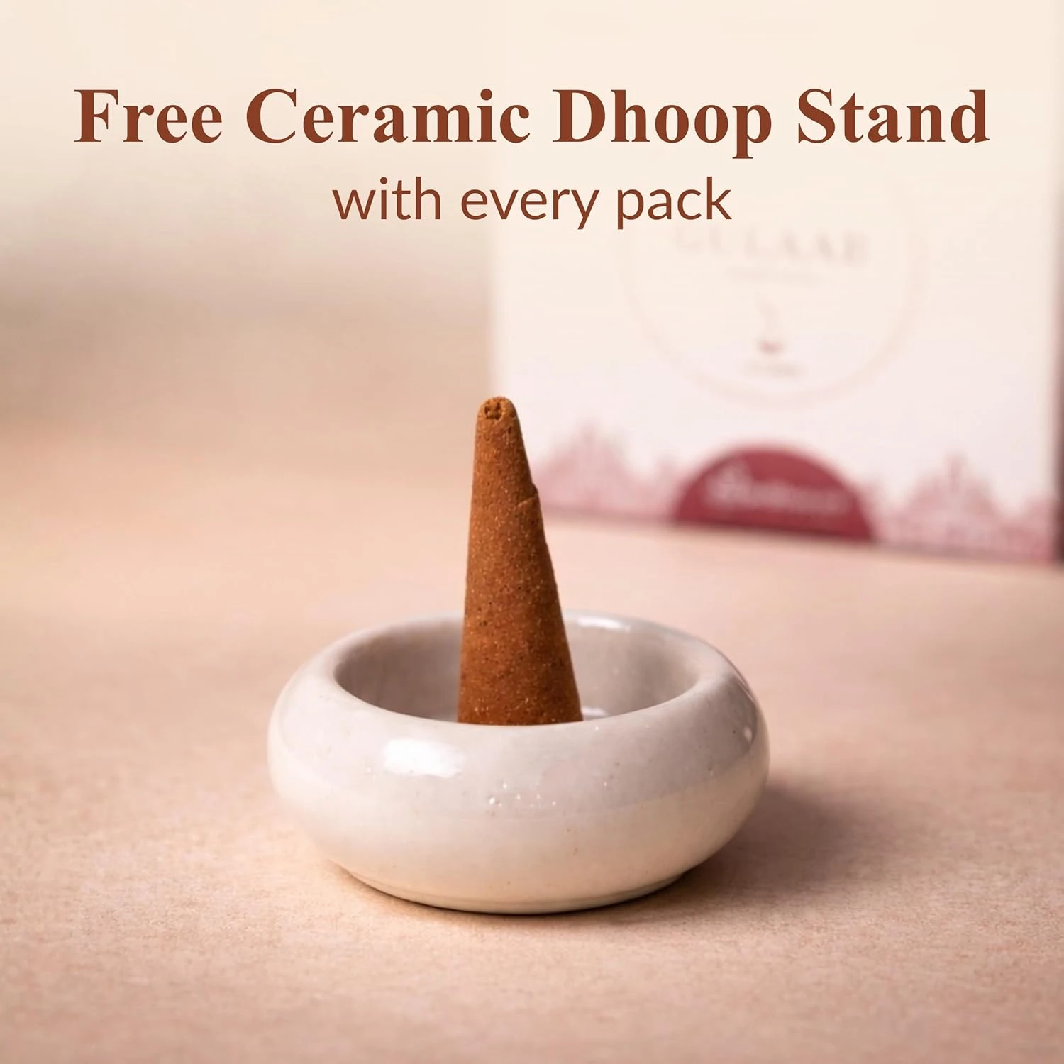 Sandalwood Premium Dhoop Cones - 40 Pieces