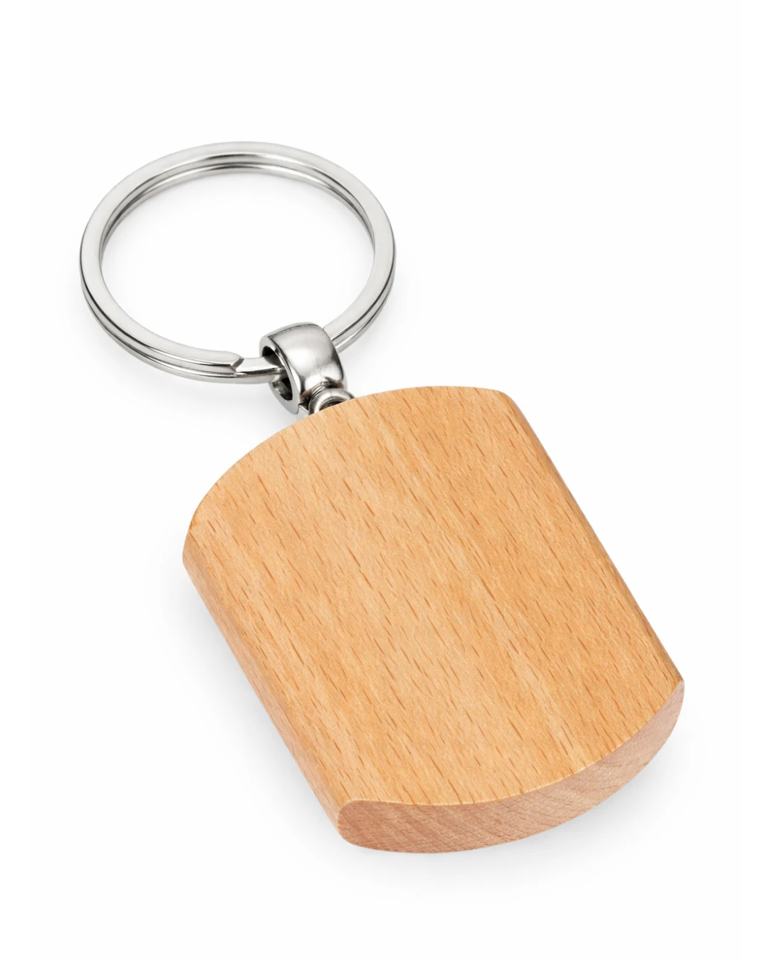 Wooden Keychain Corporate Gift | Custom Logo Eco-friendly Key Holder