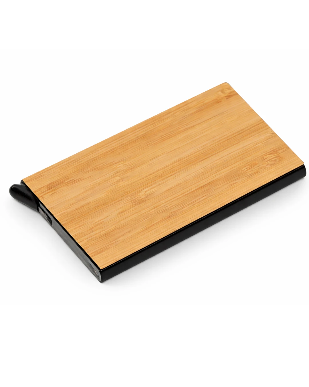 Custom Logo Bamboo Card Holder | Eco-friendly Corporate Gift Card Case