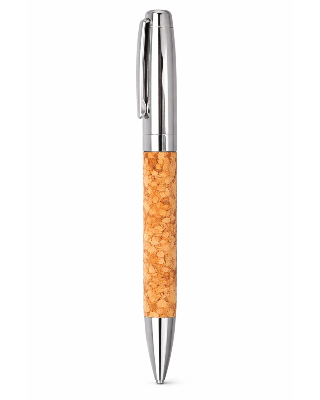 Cork & Chrome Executive Pen – Custom Logo Corporate Gifting Pen