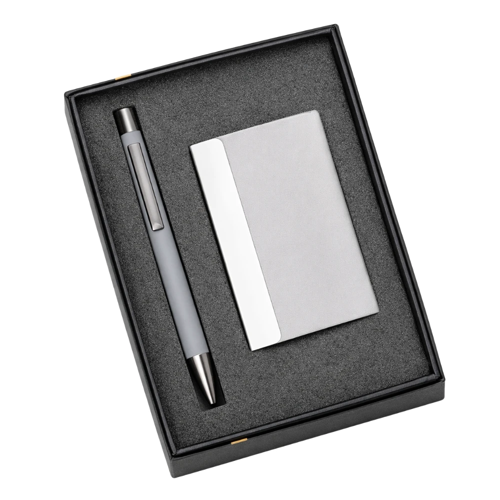 Executive Corporate Pen And Card Holder Gift Set