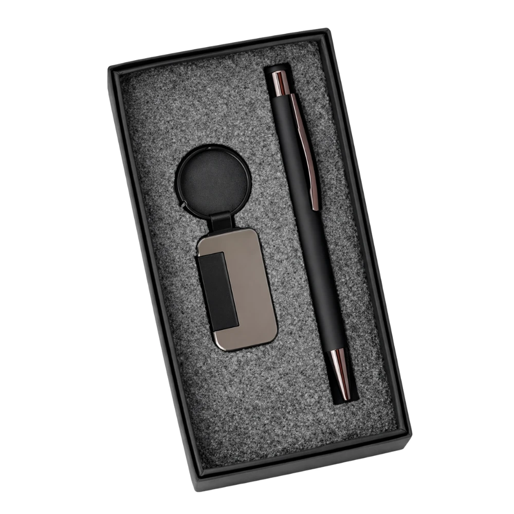 Premium Executive Pen & Keychain Gift Set – Elegant Corporate Gifting Solution