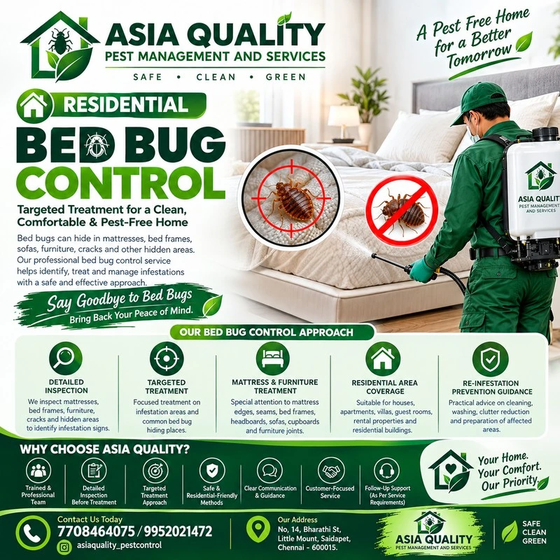 Residential Bed Bug Control Service