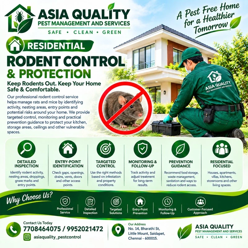 Residential Rodent Management Service