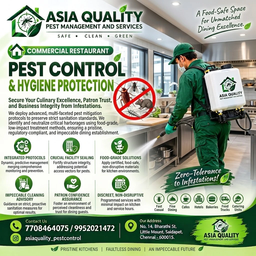 Commercial Restaurant Pest Control & Hygiene Protection