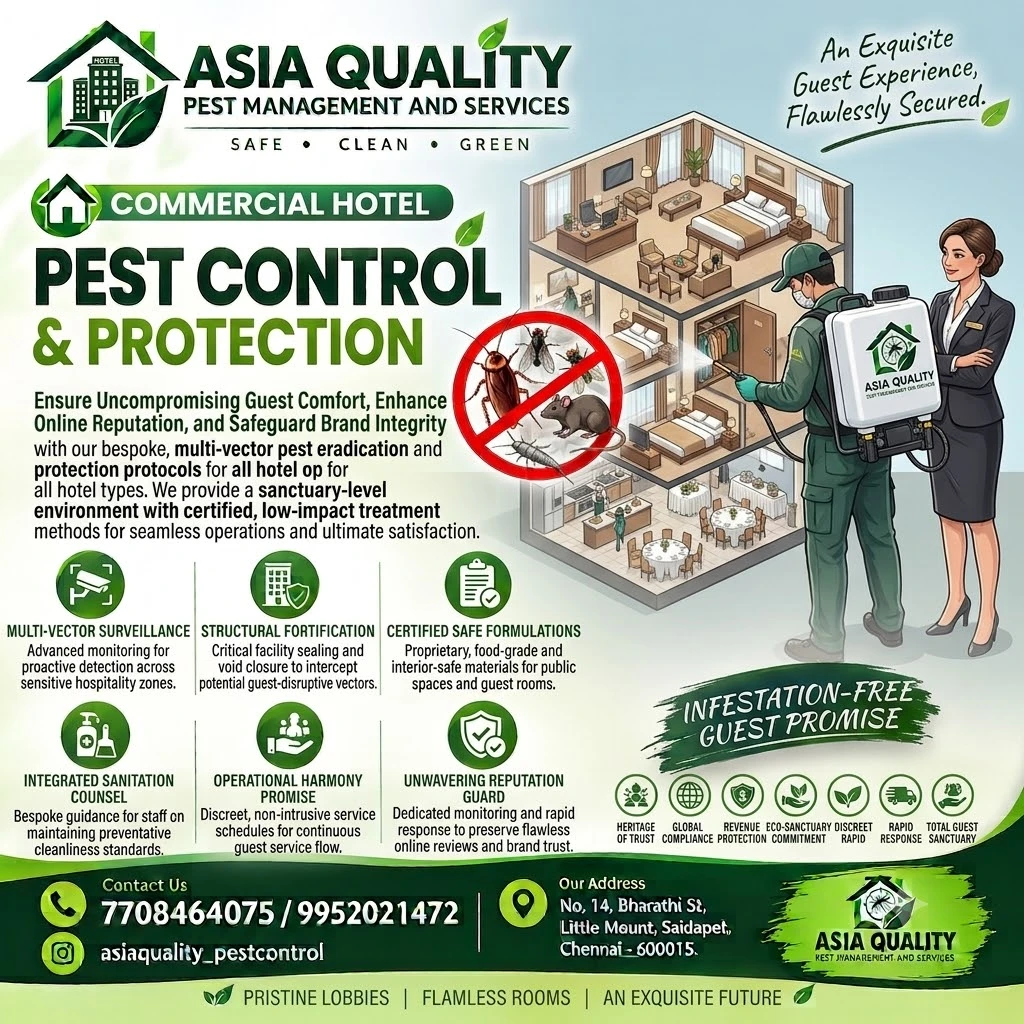 Commercial Hotel Pest Control & Protection