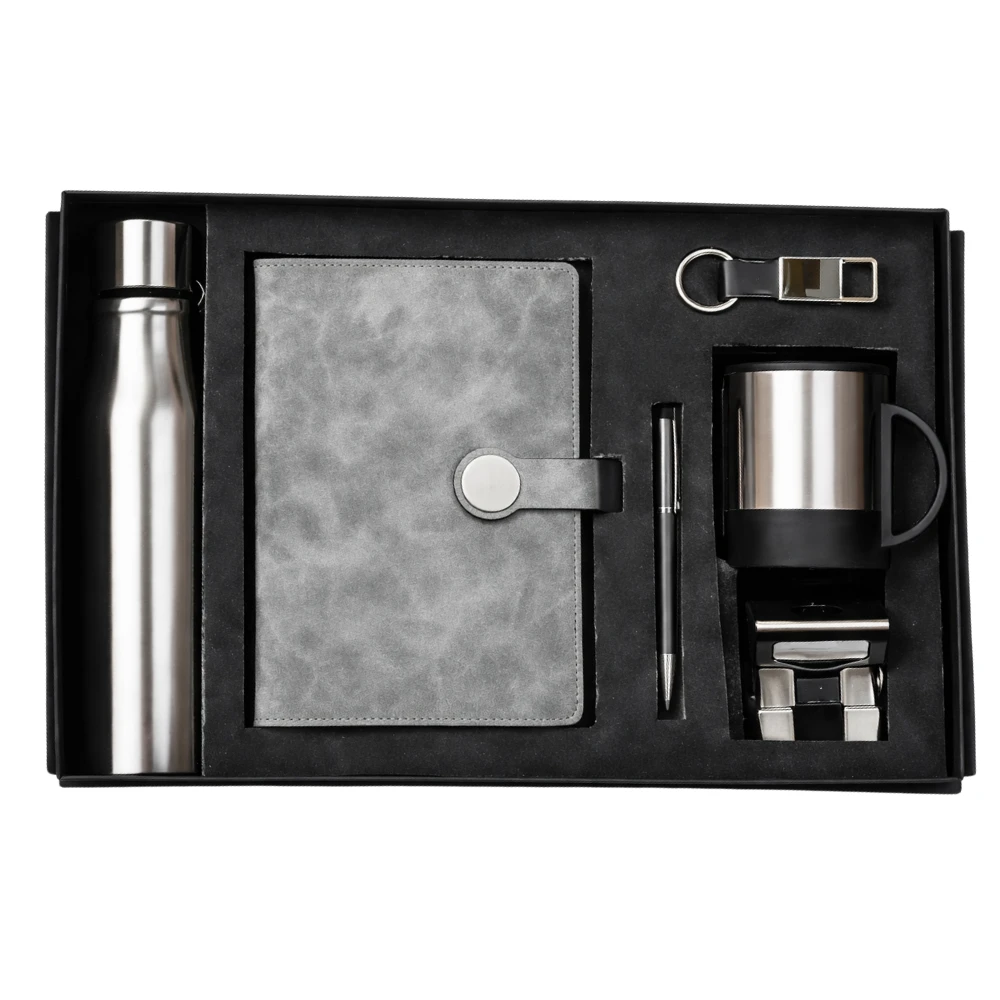 Premium Welcome Kits With Diary, Bottle, Mug, Pen & Keychain