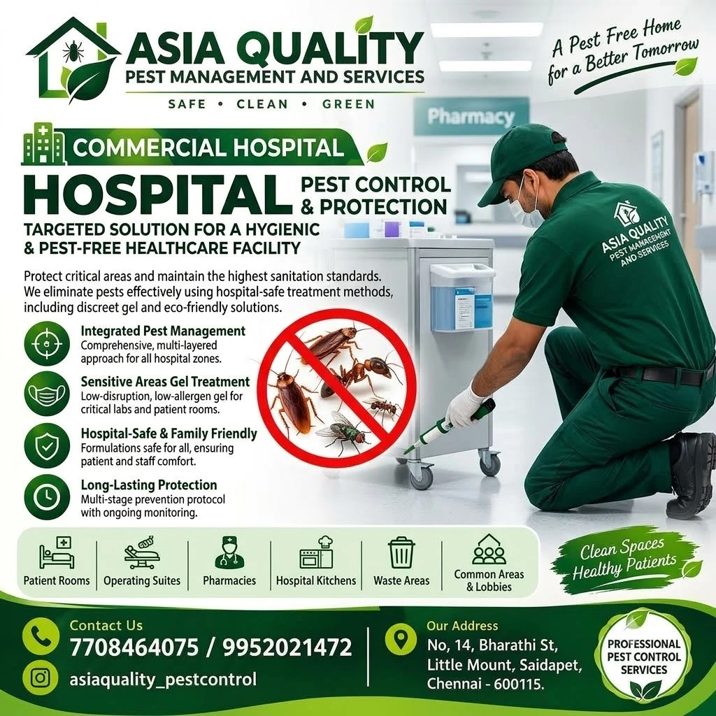 Commercial Hospital Pest Control & Protection