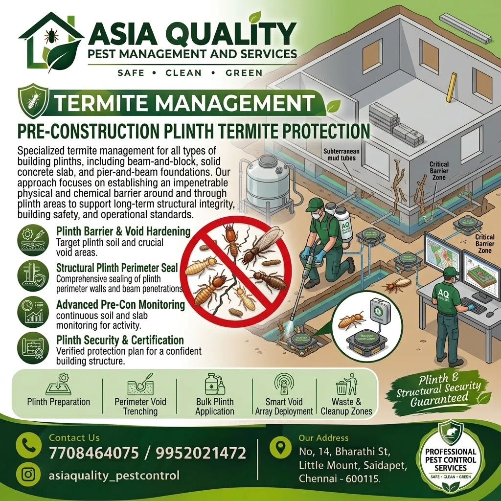 Pre-construction Plinth Termite Protection