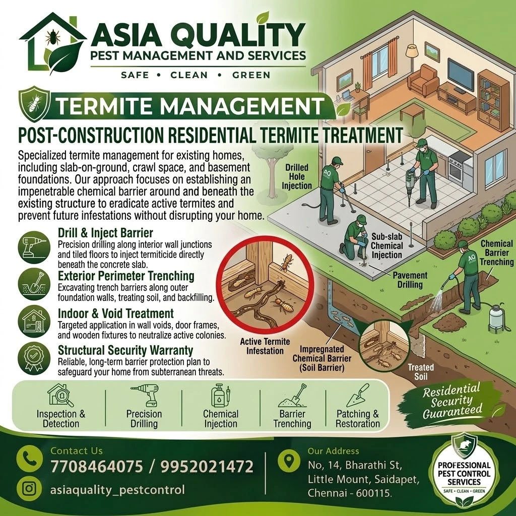 Termite Management – Pre-construction Backfill Treatment