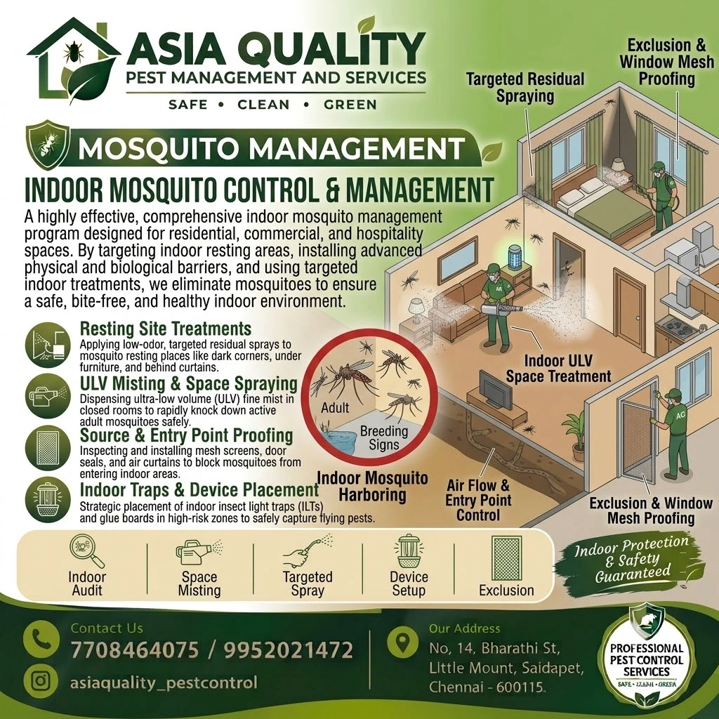 Indoor Mosquito Control & Management