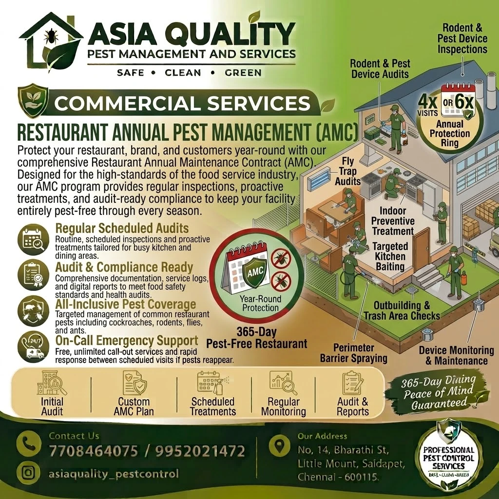 Restaurant Annual Pest Management (amc)