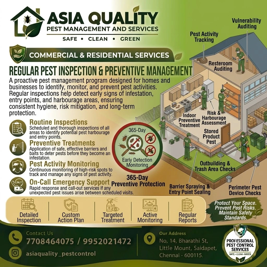 Pest Monitoring & Preventive Management