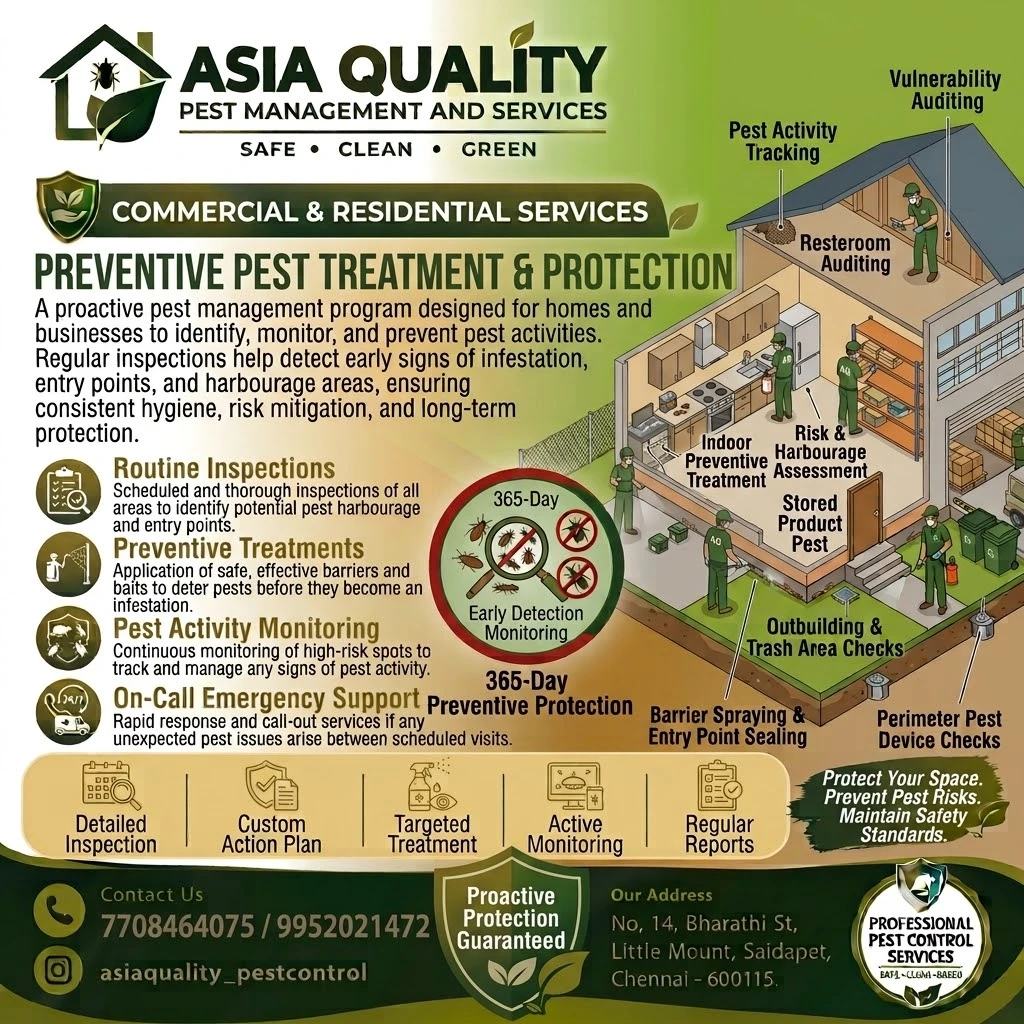 Preventive Pest Treatment & Protection